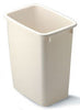 Rubbermaid 5.25 gal Bisque Plastic Wastebasket