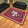 NFL - San Francisco 49ers 8ft. x 10 ft. Plush Area Rug