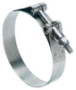 Ideal Tridon 2-1/2 in. 2-13/16 in. 250 Silver Hose Clamp Stainless Steel Band T-Bolt