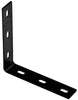 National Hardware 7.1 in. H X 1.5 in. W X 0.125 in. D Black Carbon Steel Inside/Outside Corner Brace