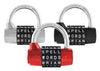 Wordlock 2.62 in. H x 2.5 in. W x 2-1/2 in. L Steel 5-Dial Combination Padlock 1 pk (Pack of 6)