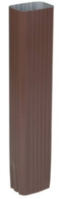 Amerimax 3 in. H X 2 in. W X 15 in. L Brown Aluminum K Downspout Extension