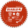 Diablo 6 in. D X 1/2 in. TiCo Hi-Density Carbide Finish Saw Blade 40 teeth 1 pk