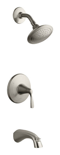 Kohler 1-Handle Brushed Nickel Tub and Shower Faucet