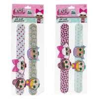 L.O.L. Surprise! Birthday Party Slap Bracelet Silicone 2 pc (Pack of 24)