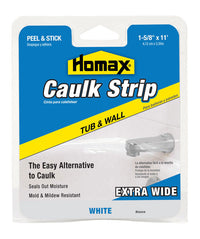 Homax White Silicone Caulk Strips 1-5/8 in. x 11 ft.