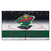 NHL - Minnesota Wild Rubber Door Mat - 18in. x 30in.