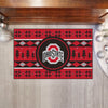 Ohio State University Holiday Sweater Rug - 19in. x 30in.