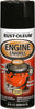 Rust-Oleum Automotive Gloss Black Engine Enamel Spray 12 Oz. (Pack Of 6)