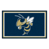 Georgia Tech Buzz 4ft. X 6ft. Plush Area Rug