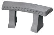 Garden Bench – Natural Granite Appearance – 12" Height