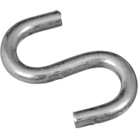 V2076 Open S Hook 4/pk - Zinc Plated