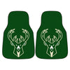 NBA - Milwaukee Bucks Carpet Car Mat Set - 2 Pieces