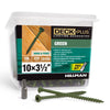 Deck Plus No. 10  x 3-1/2 in. L Star Flat Head Exterior Deck Screws 5 lb.