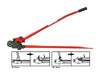 Crescent H.K. Porter 52 in. Rebar Cutter and Bender Red 1 pk