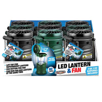 Blazing LEDz 80 lm Assorted LED Lantern & Fan (Pack of 9)