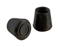 Shepherd Hardware Rubber Leg Tip Black Round 4 pk