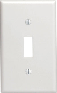 Leviton Midway White 1 gang Nylon Toggle Wall Plate 1 pk (Pack of 20)