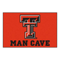 Texas Tech University Man Cave Rug - 19in. x 30in.