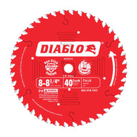 Diablo 8-1/4 in. D X 5/8 in. TiCo Hi-Density Carbide Finishing Saw Blade 40 teeth 1 pk