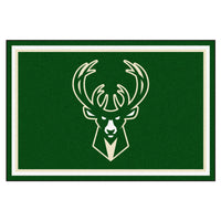 NBA - Milwaukee Bucks 5ft. x 8 ft. Plush Area Rug