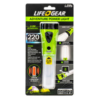 Dorcy Life+Gear 220 lm Lime Green LED Flashlight Power Bank 4400 mAh Lithium Ion Battery