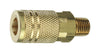 Amflo Brass 1/4 in. I/M Style Coupler 1/4 in. Male NPT 1 pc. (Pack of 10)