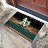 MLB - Oakland Athletics Rubber Door Mat - 18in. x 30in.