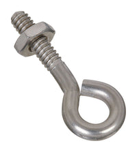 National Hardware 3/16 in. S X 1-1/2 in. L Stainless Steel Eyebolt Nut Included (Pack of 10).