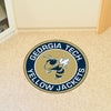 Georgia Tech Roundel Rug - 27in. Diameter