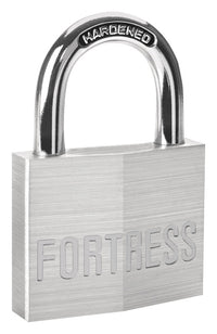 Master Lock Fortress 5.56 in. H X 1-9/16 in. W Aluminum 4-Pin Cylinder Exterior Padlock