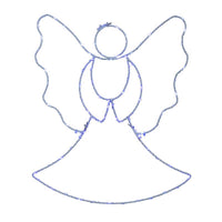 Celebrations LED Multi Angel Silhoutte 13 in. Hanging Decor