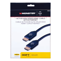 Monster Just Hook It Up 30 ft. L High Speed Cable with Ethernet HDMI