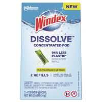 Windex Dissolve Fresh Scent Concentrated Multi-Surface Cleaner Liquid 56 oz (Pack of 6)