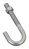 National Hardware Zinc-Plated Silver Steel 3-3/4 in. L J-Bolt 225 lb 1 pk - Deal of The Week