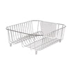 Rubbermaid 5.3 in. H x 12.4 in. W x 14.3 in. L Steel Dish Drainer Chrome (Pack of 6)