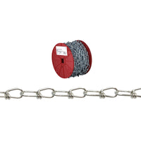 Campbell #1/0 Double Loop Steel Chain .12 in. D X 100 ft. L