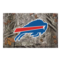 NFL - Buffalo Bills Camo Rubber Scraper Door Mat