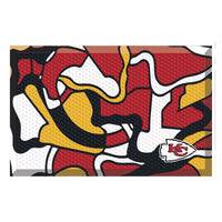 NFL - Kansas City Chiefs XFIT Rubber Scraper Door Mat