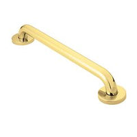 POLISHED BRASS 18" CONCEALED SCREW GRAB BAR