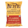 Kettle Brand Barbeque Krinkle Cut Potato Chips  - Case of 9 - 13 OZ