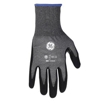 General Electric Unisex Dipped Gloves Black/Gray M 1 pair