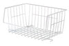 Whitmor 16.25 in. L X 7.5 in. W X 11 in. H White Wire Basket