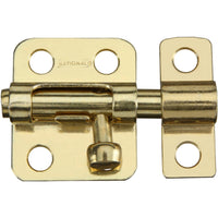 V833 2" Window Bolt - Polished Brass