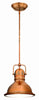 Westinghouse Boswell Washed Copper 1 lights Mini Pendant Light