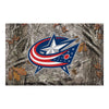 NHL - Columbus Blue Jackets Camo Rubber Scraper Door Mat