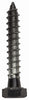 National Hardware 3/8 in. D X 1-1/2 in. L Black Powder-Coated Steel Lag Bolt (Pack of 5)