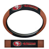 NFL - San Francisco 49ers Football Grip Steering Wheel Cover 15" Diameter