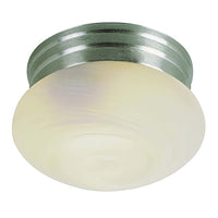 Bel Air Lighting Dash 5.25 in. H X 10 in. W X 10 in. L Brushed Nickel Silver Ceiling Fixture