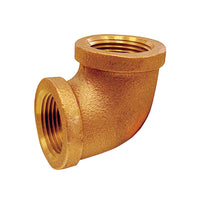 JMF Company 1/2 in. FPT X 1/2 in. D FPT Brass 90 Degree Elbow